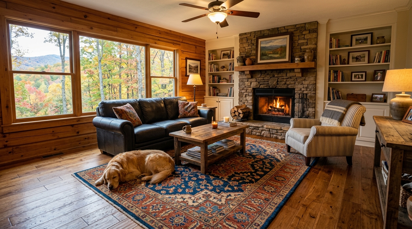 Gentle rug washing process showing clean water and fiber-safe care on a patterned area rug